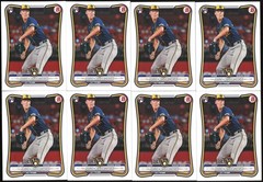 Jacob Misiorowski 2026 Bowman #35 Rookie Card — 8 Card Lot