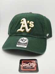 Oakland Athletics A’s ’47 Brand Kelly Green Clean Up Adjustable Baseball Hat Cap