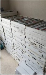 Huge NFL sportscards collection storage unit find Over 2 million cards Free S+H