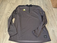 Nike Oregon Ducks Golf Pullover Shirt Men’s Size: Large Used Gray