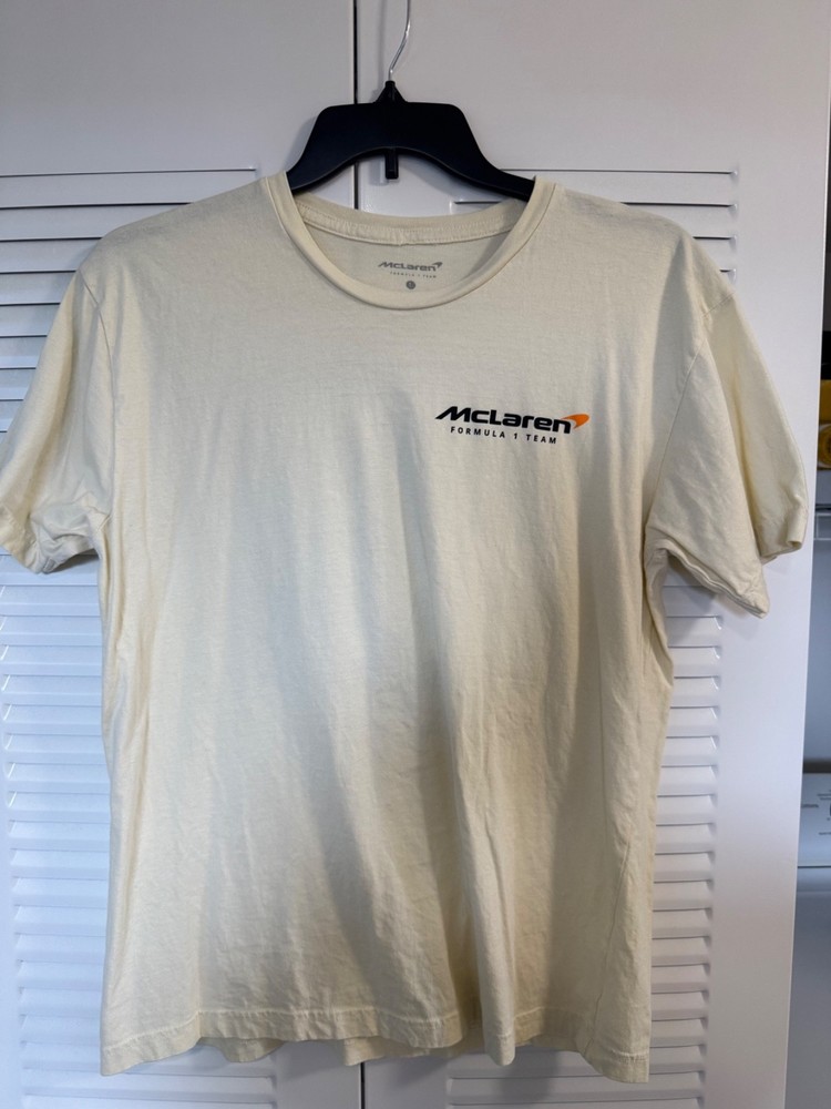 McLaren Formula 1 Team T-Shirt Mens Large White Racing-Formula 1 Team Apparel