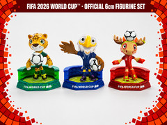 FIFA World Cup 2026 Official Mascot Figurine 6cm 3-Piece Set