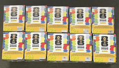 Panini FIFA World Cup 2026 Gold Crumple Sticker Box LOT OF 10 BOXES 500 Packets