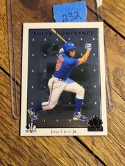 1998 SP Authentic Sheer Dominance #SD23 Jose Cruz Jr. Toronto Blue Jays Loc232