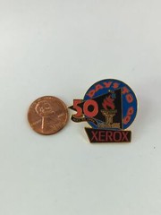 Xerox Countdown To Atlanta 1996 Olympics Pin, 50 Days, May 30, 1996
