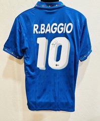 Roberto Baggio Signed 1994 Italy Shirt With COA