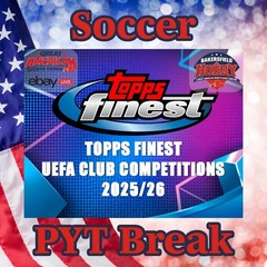 Chelsea FC 2025/26 Finest UEFA Club Soccer 1 Hobby Box PYT Break #993