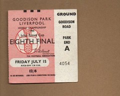 Used Ticket — 1966 World Cup Hungary v Brazil @ Goodison Park