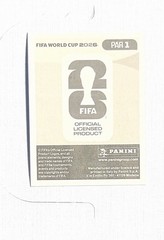 Paraguay ~ 2026 Panini FIFA World Cup Sticker ~ Team Logo Foil #PAR1