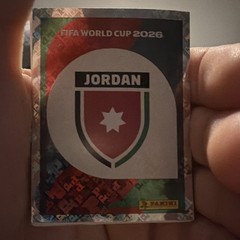 Panini FIFA World Cup 2026 Sticker JOR 1 Jordan Team Logo Official Licensed