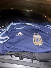 Men’s adidas Navy Argentina National Team 2006 Bringback Away Jersey Size 2XL