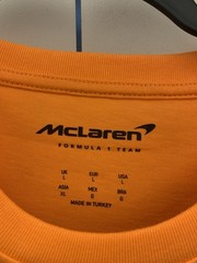 Mclaren Formula 1 Team Official T Shirt Large