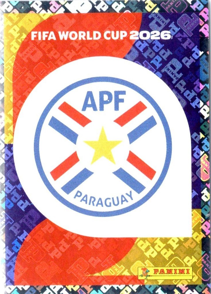 2026 Panini World Cup Sticker Paraguay Gold Crumple Foil Multi Variation Pick