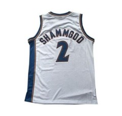 Custom Shammgod #2 Basketball Jersey Stitched Size S-4XL White Blue