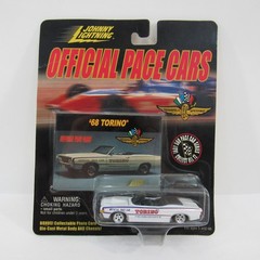 1968 Indy 500 Pace Car Diecast Ford Torino Convertible Johnny Lightning 1:64