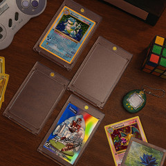 1000 Pack Magnetic Trading Holders Sport Card 130pt One-Touch Hard UV Protection