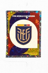 Ecuador Team Logo ~ 2026 Panini FIFA World Cup Sticker ~ Foil #ECU1