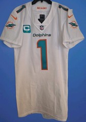 Authentic Nike Tua Tagovailoa Miami Dolphins Team Issued Game Jersey C-PATCH L
