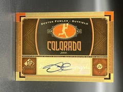 Dexter Fowler 2012 Upper Deck SP Signature Ed auto — # COL1 — Colorado Rockies
