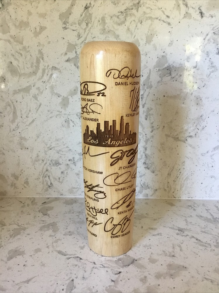 LUMBERLAND Wood Bat Mug 2018 Los Angeles Dodgers MLB 12 ounces HARD TO FIND
