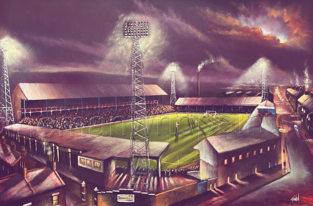 Ewood Park Blackburn Rovers ‘The Good Old Days’ 20» x 30» Poster Print