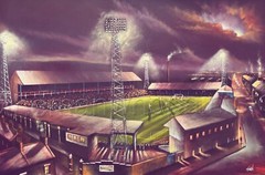 Ewood Park Blackburn Rovers ‘The Good Old Days’ 20» x 30» Poster Print