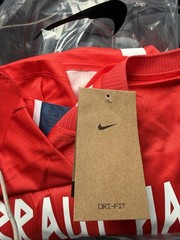 Norway National Team Soccer Jersey Size L — Erling Haaland #9 Red Blue White