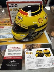 Joey Logano NASCAR Shell-Pennzoil Autographed Mini Helmet #22 Penske COA