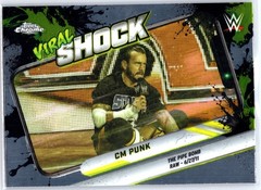 2026 Topps Chrome WWE #VIR-6 CM Punk Viral Shock