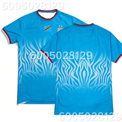 2026 New DR Congo Football Jersey Unisex Summer Breathable Quick Dry Sports T-Sh