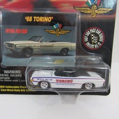1968 Indy 500 Pace Car Diecast Ford Torino Convertible Johnny Lightning 1:64