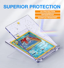 1000 Pack Magnetic Trading Holders Sport Card 130pt One-Touch Hard UV Protection