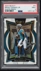2024 PANINI SELECT 91 BRIAN THOMAS JR. WHITE PRIZM