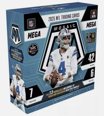 2025 Panini Mosaic Football Factory Sealed Mega Box New !