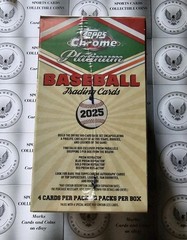2025 Topps Chrome Platinum Baseball Blaster Box