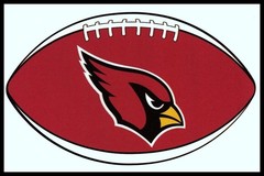 FOOTBALL TEAM LOGO OVAL DESIGN INDOOR STICKER DECAL ~YOU PICK