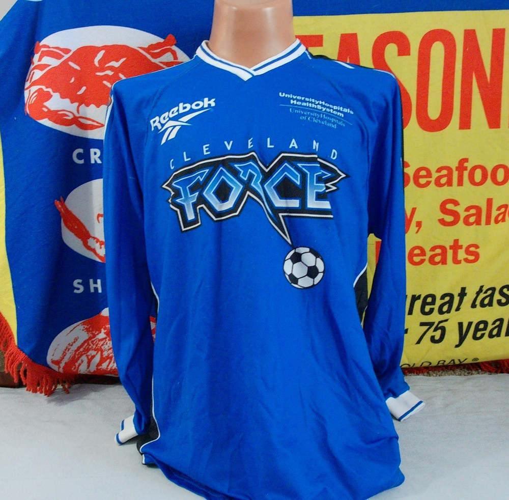 VTG CLEVELAND FORCE Indoor Soccer Jersey Men’s XL 80’s Missile RARE MISL DEFUNCT