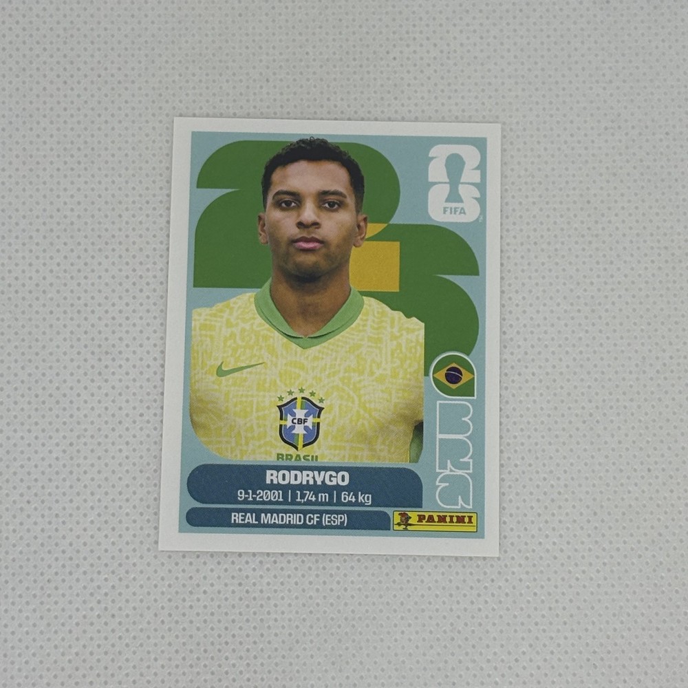 2026 Panini FIFA World Cup | Rodrygo Brazil BRA 15 | Sticker!