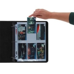 25 BCW 6 Pockets Pages for Trading Cards Tall Sport For 3 Rings Binder PVC Free