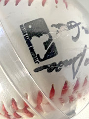 Two MLB Mystery Baseballs — One w/ Signature, one w/ Printed Replica Signatures