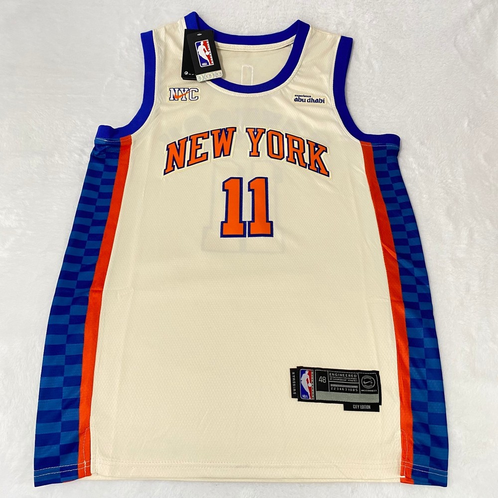 Jalen Brunson #11 Apricot Embroidered Jersey Brand New