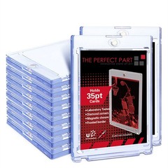 30-200 HeavyDuty Magnetic Trading Card Holders 35pt One-Touch Hard UV Protection