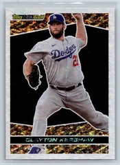 2021 Topps Update #BG-19 Clayton Kershaw Topps Black Gold Blue