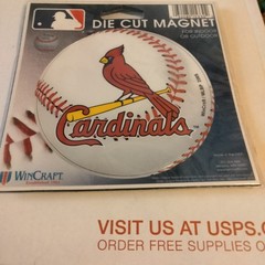 St. Louis Cardinals Baseball -Die cut Magnet Indoor & Outdoor Licenced Wincraft