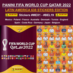 Panini World Cup QATAR 2022 — Latin America Edition — Stickers #MEX1 — #BEL19