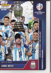 Lionel Messi 2024 Panini Instant Copa America #43 2nd Champions Trophy SP