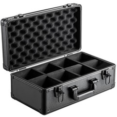 VEVOR 108 PSA Graded Card Storage Box 4 Slots Sports Card Holder Case Key Lock