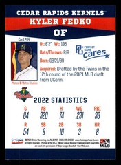 Kyler Fedko 2023 Choice Cedar Rapids Kernels #04 Cedar Rapids Kernels