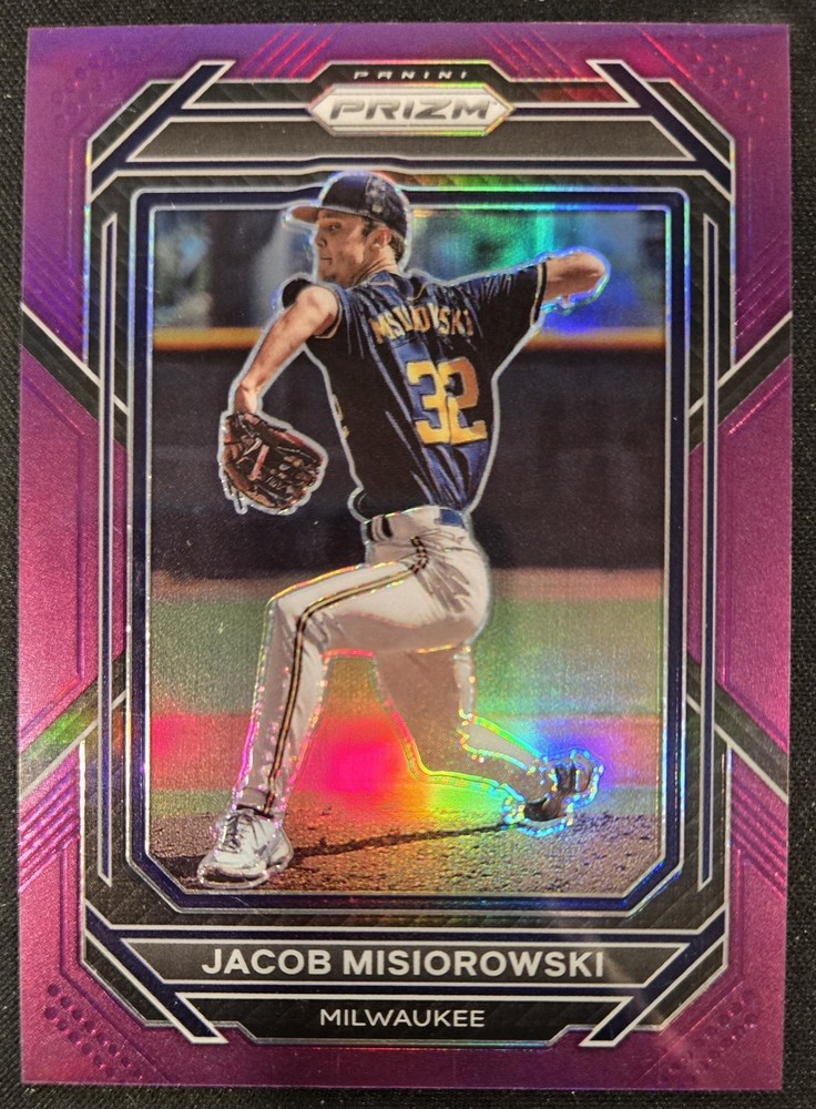 2023 Panini Prizm Jacob Misiorowski #108 Purple /99