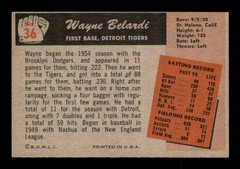 1955 Bowman #36 Wayne Belardi RC EXMT X3153981